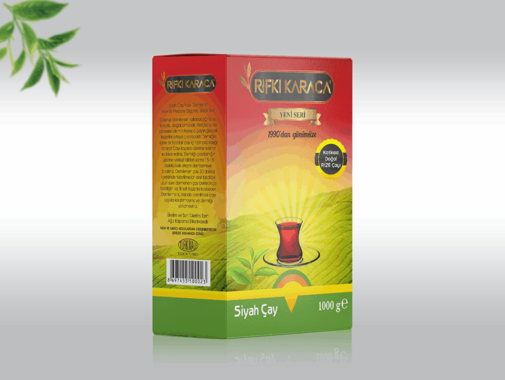 Arel Tasarım tarafından yapılmış çay ambalaj tasarımı