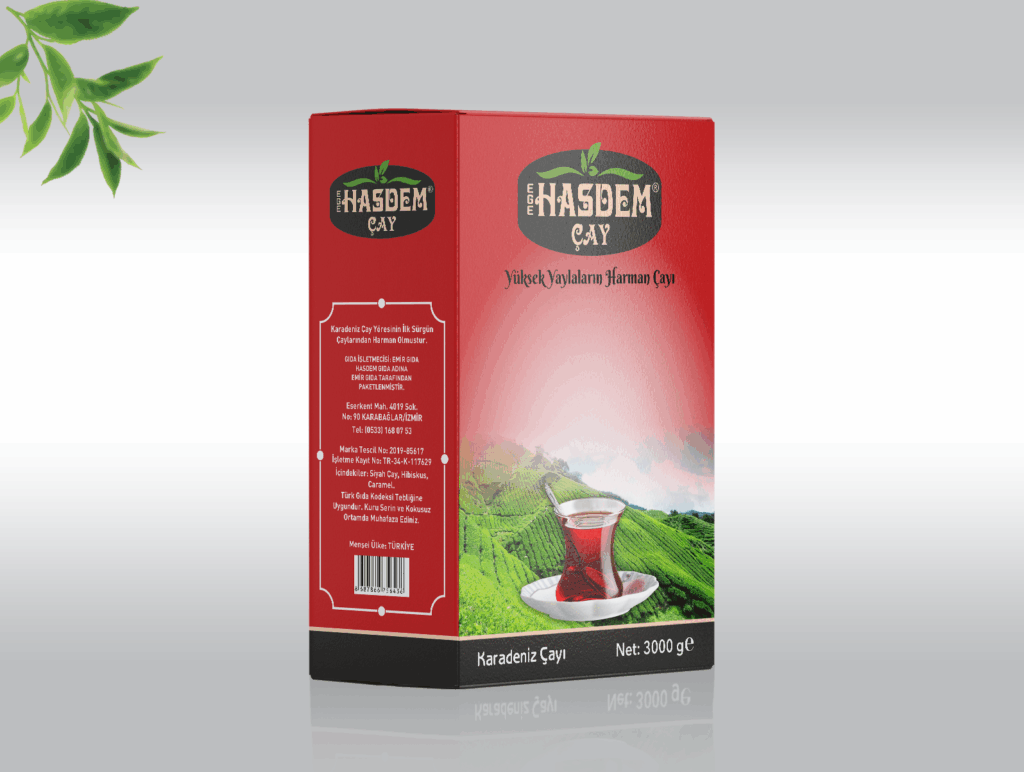 Arel Tasarım tarafından yapılmış çay ambalaj tasarımı