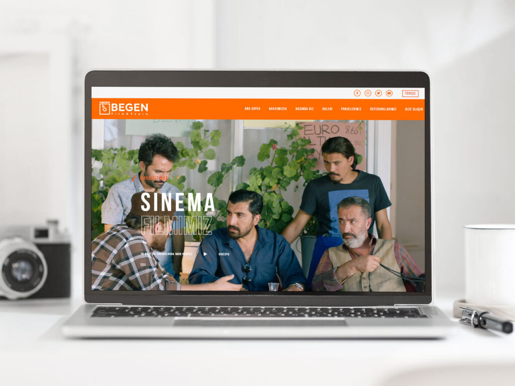 Arel Tasarım tarafından hazırlanmış modern web sitesi arayüzü.