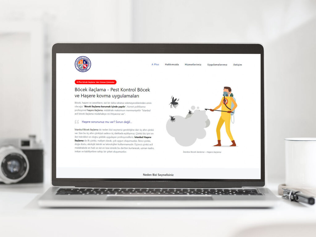 Arel Tasarım tarafından hazırlanmış modern web sitesi arayüzü.