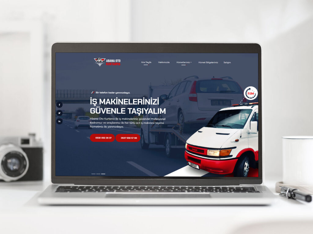 Arel Tasarım tarafından hazırlanmış modern web sitesi arayüzü.