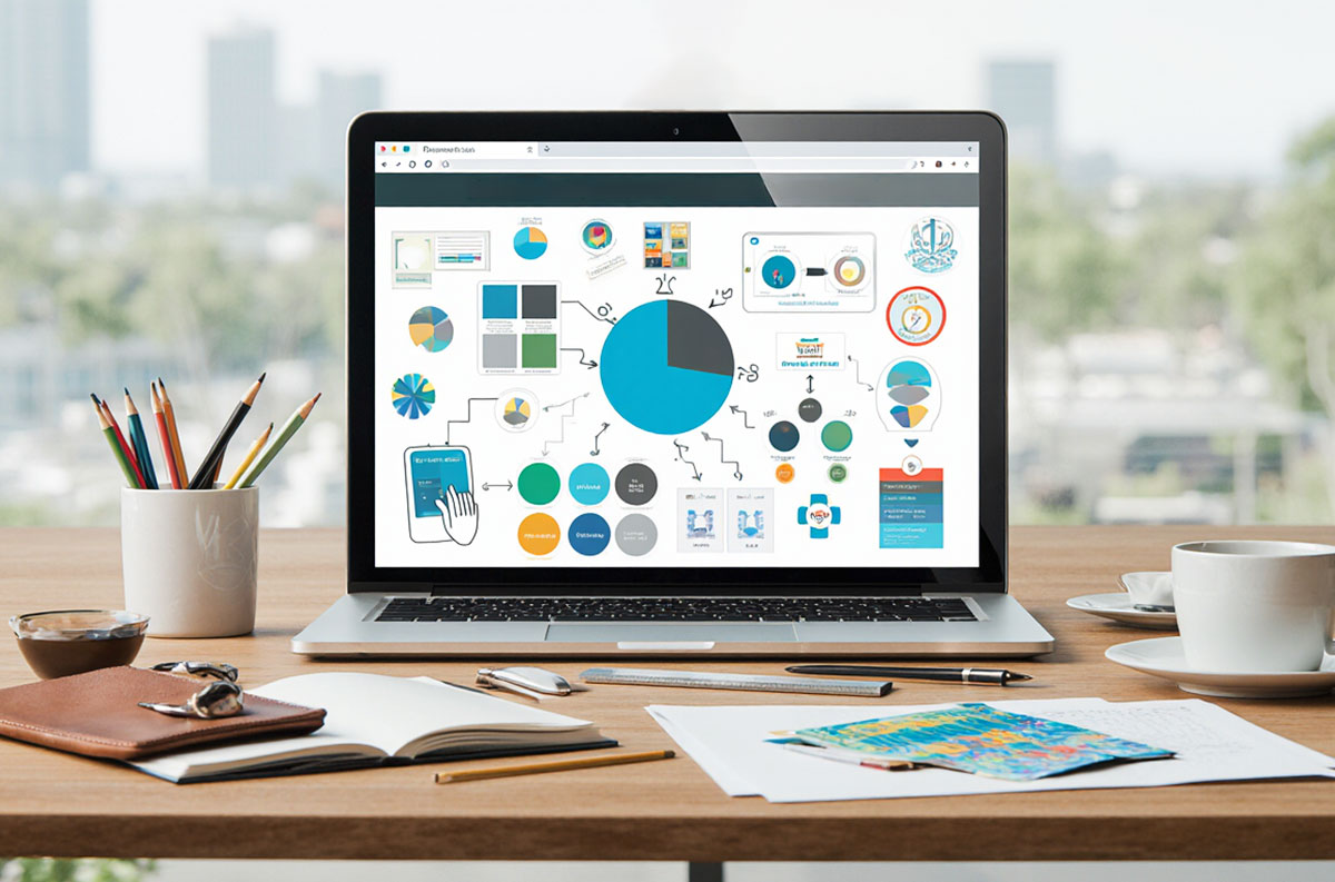 Sektöre uygun logo seçimiyle ilgili Arel Tasarım tarafından hazırlanan rehber görseli.