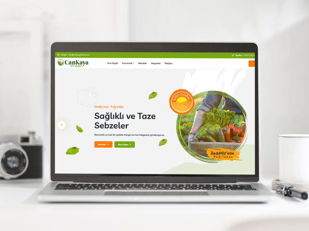 Arel Tasarım tarafından hazırlanmış modern web sitesi arayüzü.