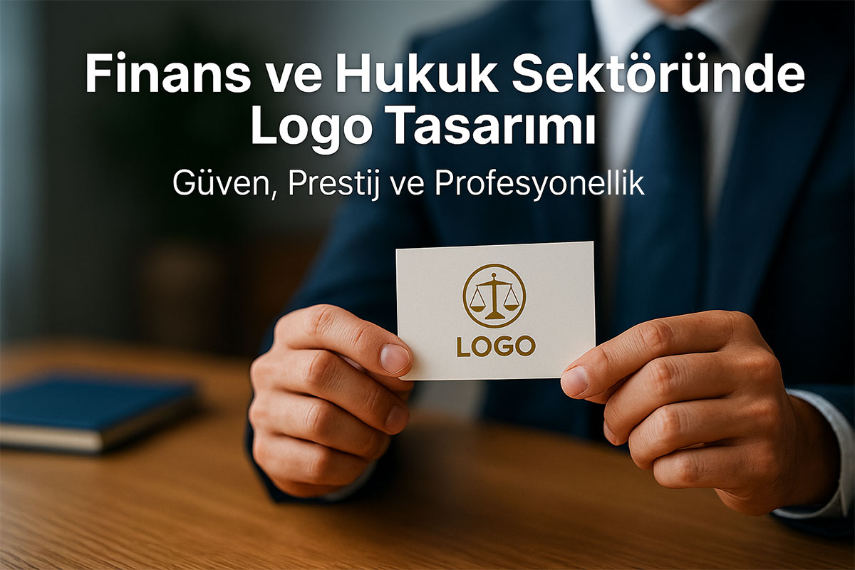 Arel Tasarım – Finans ve hukuk sektöründe logo tasarımı için profesyonel kartvizit tutan iş adamı.
